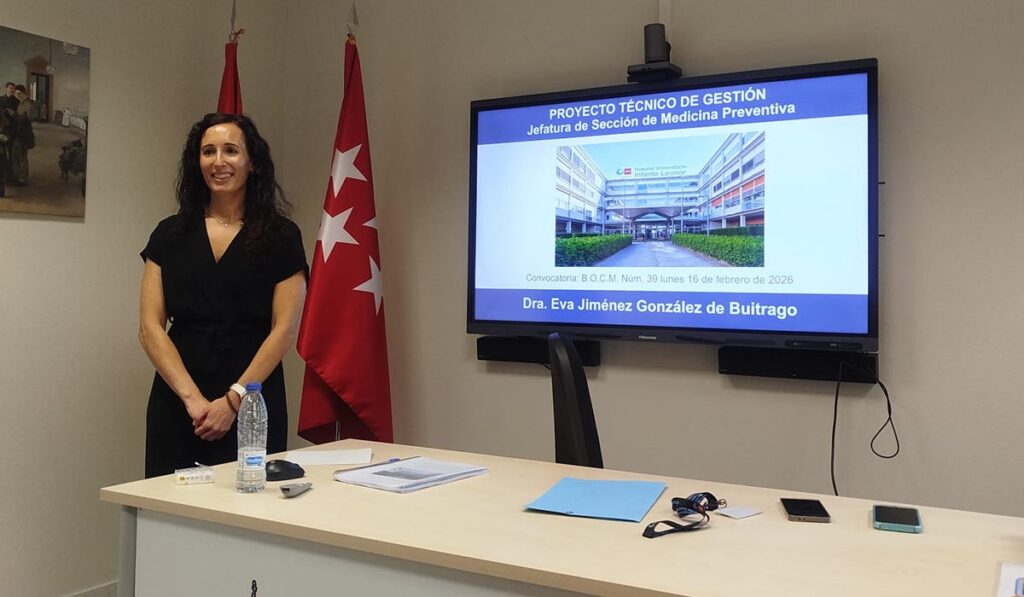 La Dra. Eva Jiménez González de Buitrago obtiene la plaza de jefa de Sección de Medicina Preventiva